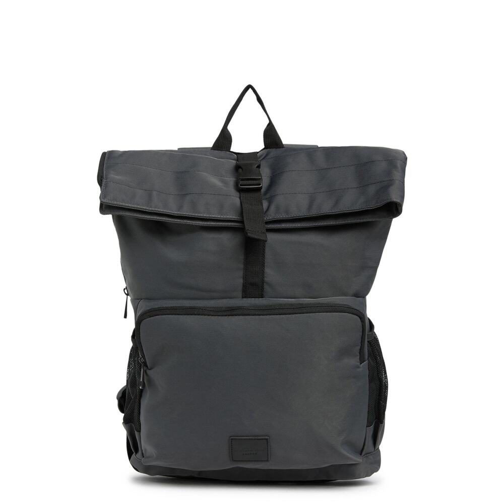 Duchamp Lightweight Gray Foldover Backpack